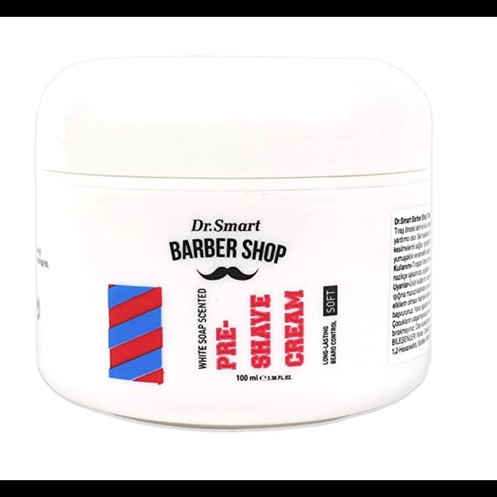 Dr. Smart Barber Shop Pre Shave Cream 100ml (White Soap scent)
